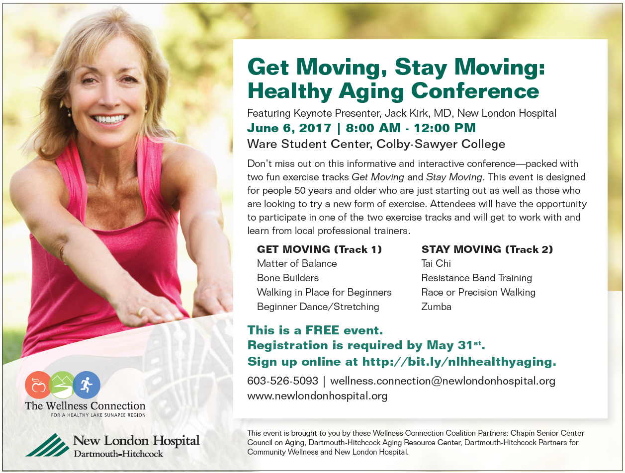Get Moving Stay Moving Healthy Aging Conference Partners for